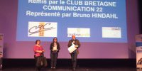 Remise du prix de la communication par Bruno Hindahl